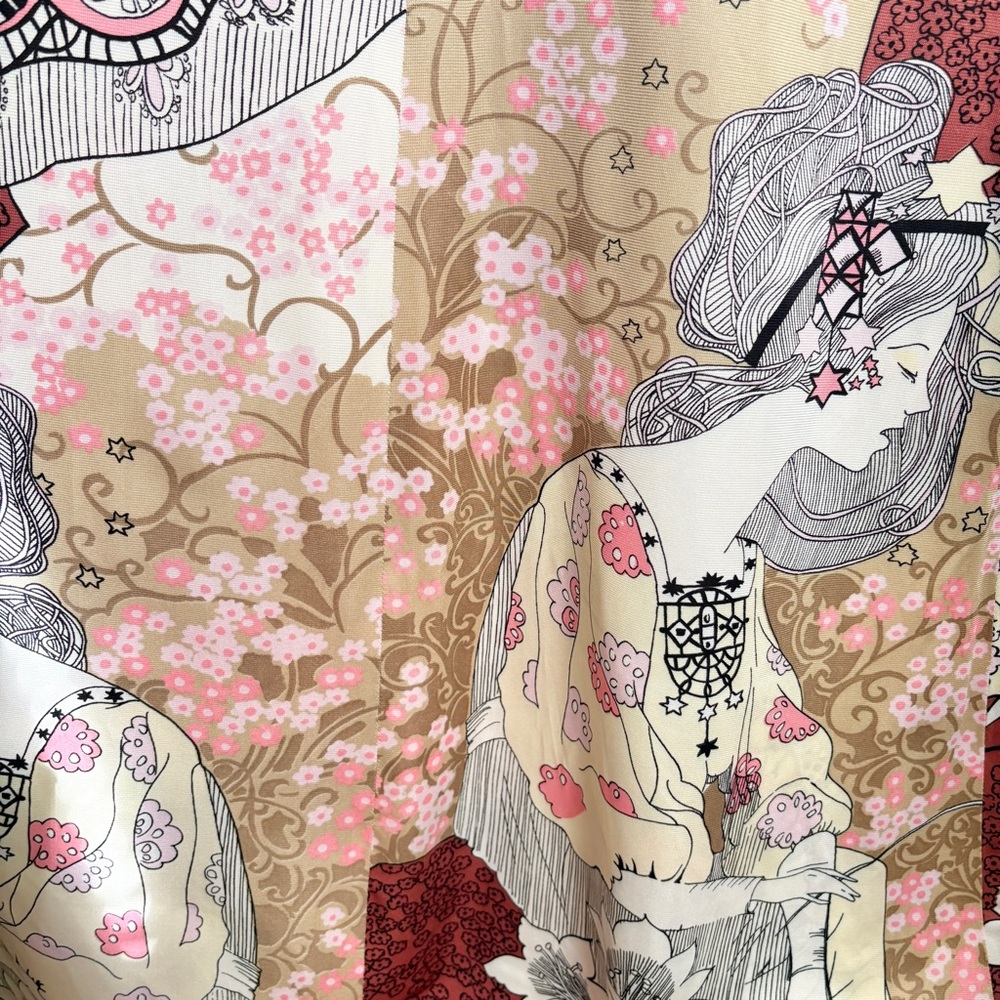 Vintage 70s Holly Gloria Moret of California Floral Boho Maxi Dress Size S/M - Picture 8 of 11